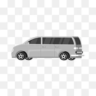 卡通矢量面包车,免抠元素