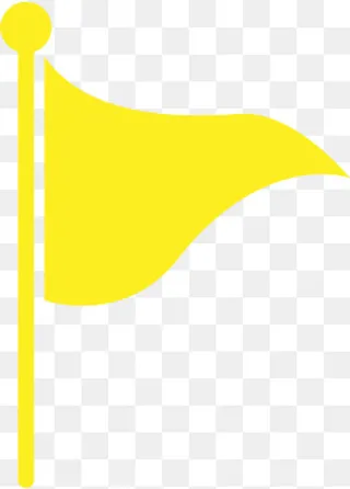 红色三角形旗子素材图,免抠元素