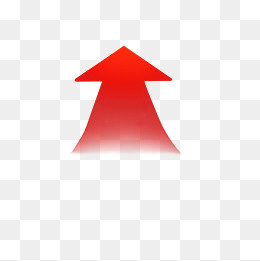 红色向上大箭头PNG,免抠元素
