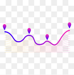 创意曲线渐变数据PPT素材