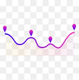 创意曲线渐变数据PPT素材