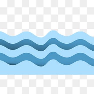 卡通海水矢量图下载