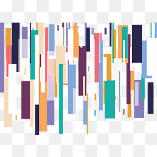 矢量彩色线条,免抠元素