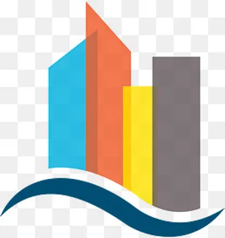 现代简约地产家具矢量LOGO,免抠元素