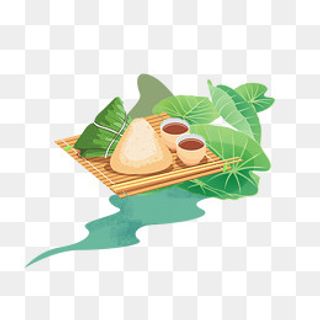 端午节浓情端午粽子主题,免抠元素