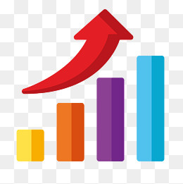 彩色柱形分析,免抠元素