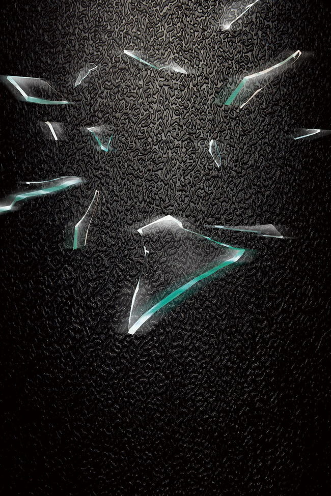 简约黑色破碎玻璃背景图片素材