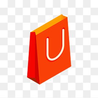 618购物节购物袋矢量图,免抠元素