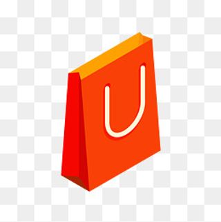 618购物节购物袋矢量图,免抠元素