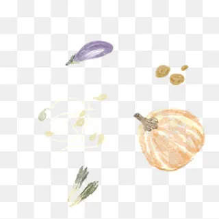 中国画水墨植物手绘