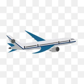 卡通扁平小清新飞机,免抠元素 卡通扁平小清新飞机,免抠元素