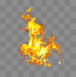 写实燃烧的火焰自然元素,免抠元素