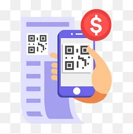 彩色扁平化扫码支付元素,免抠元素(1500*1441px)eps,ai矢量模版下载