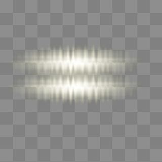 黄色灯光光束矢量元素,免抠元素