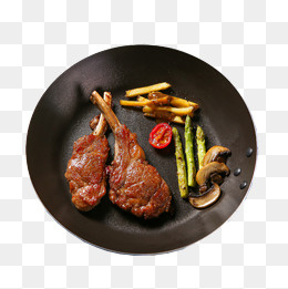 法式红酒羊排,免抠元素