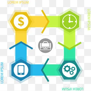 矢量手绘PPT标签