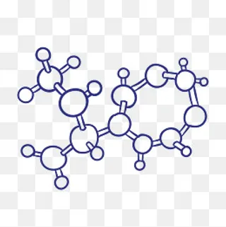纳米分子结构图片卡通