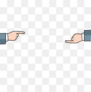 向左向右手指示,免抠元素