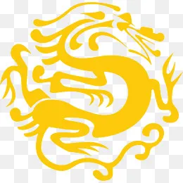 龙纹中国风式构图,免抠元素(1745*1713px)ai矢量模版下载