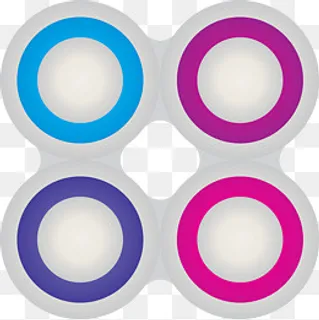 现代简约几何PPT元素矢量图