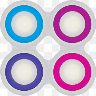 现代简约几何PPT元素矢量图