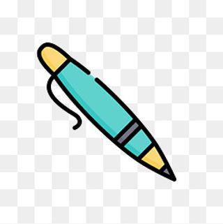 钢笔扁平化免扣素材,免抠元素