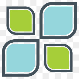 简约几何不规则图形矢量图