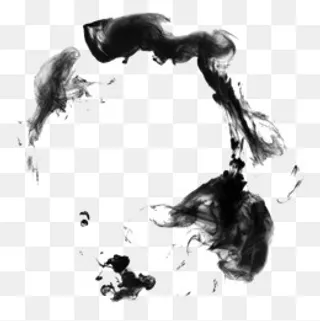 水墨  黑色,免抠元素