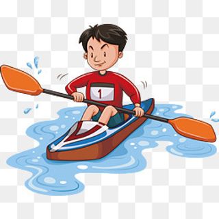 男子皮划艇培训招生,免抠元素
