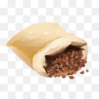 卡通精美棉布咖啡袋,免抠元素