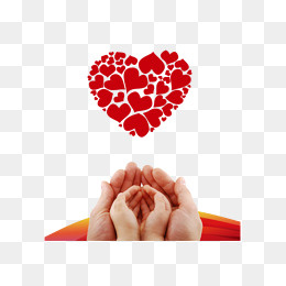 爱心 免抠 红色 简约风,免抠元素