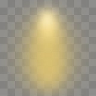 黄色虚幻垂直射灯光,免抠元素