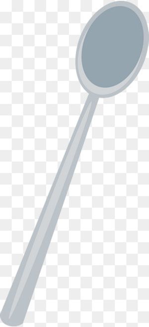 精致卡通铁勺子素材矢量图