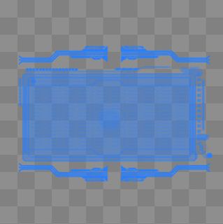 科技感PSD透明底