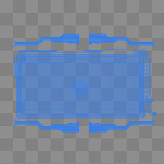 科技感PSD透明底