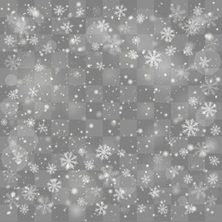 白色漂浮雪花,免抠元素