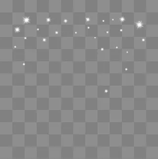 白色光点十字星光点光矢量元素,免抠元素