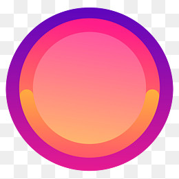 紫红色渐变按钮矢量素材,免抠元素