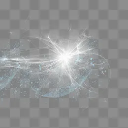 蓝色星空炫光元素,免抠元素(2000*2000px)psd模版下载