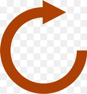 圆形红色箭头免费元素下载,免抠元素