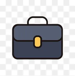 公文包卡通免扣素材,免抠元素