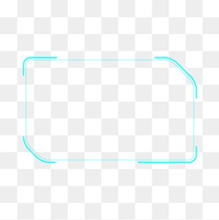 科技感边框不规则形状