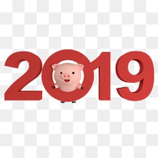 c4d立体2019字体,免抠元素