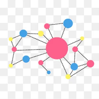 彩色不规则图形