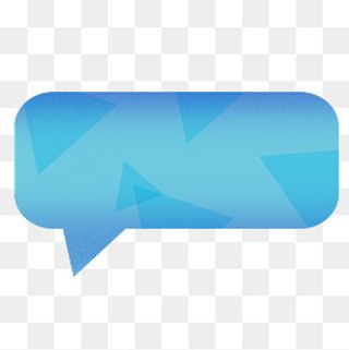 简约经典对话框形状标签,免抠元素