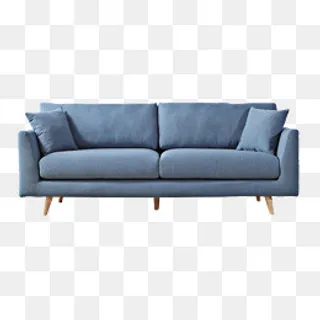 宜家家具北欧布艺沙发小户型,免抠元素