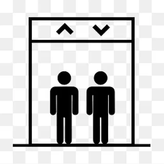 矢量电梯图标,免抠元素