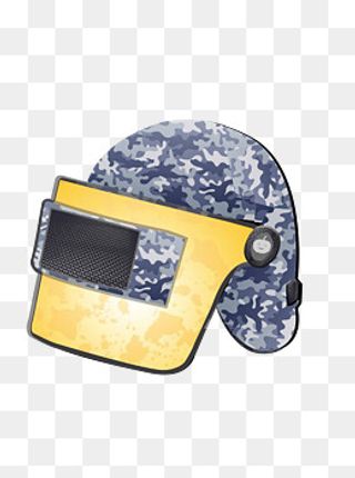 万圣节迷彩三级头盔吃鸡南瓜,免抠元素