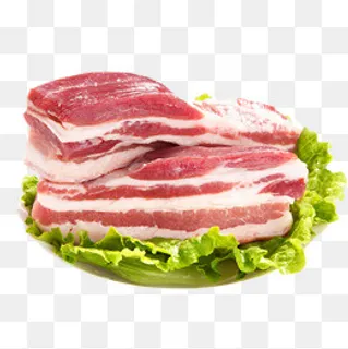 实物生鲜新鲜五花肉,免抠元素