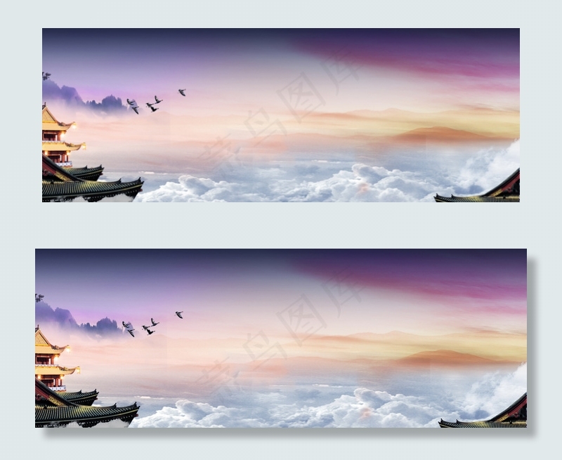 复古中国风节日电商淘宝banner背景图片素材